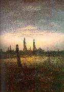 Caspar David Friedrich City at Moonrise France oil painting reproduction